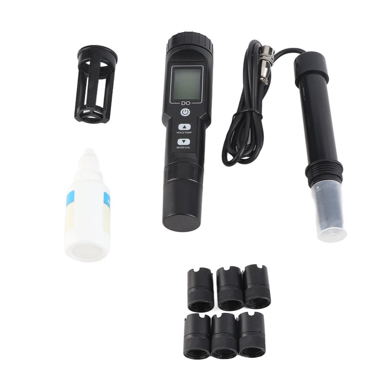 Dissolved Oxygen Meter Detachable Probe Digital Screen Display Dissolved Oxygen