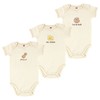 Touched by Nature baby boys Organic Cotton Bodysuits Bodysuit, Peanut,