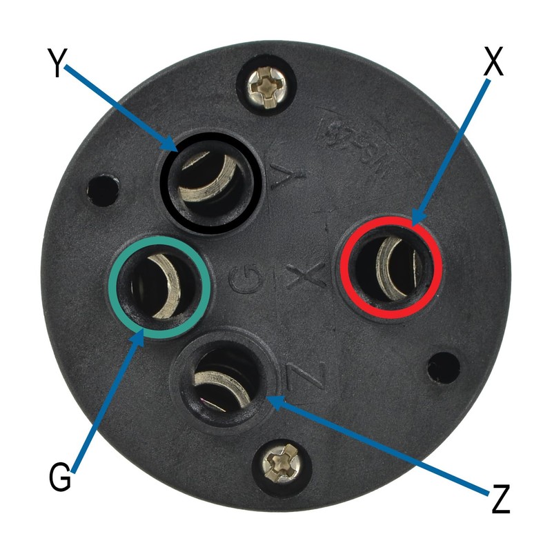 Conntek 60723 3 Phase 50-Amp 250V Assembly Female Connector