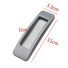 4 pcs Self-Stick Kitchen Cabinet Door Window Handle Helper Auxiliary Handle Auxiliary Handle Sticker Convenient Opening Stick-on Handles (Grey)