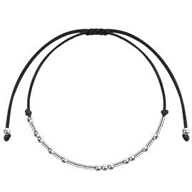 PLITI Sobriety Gift Addiction Recovery Gift AA NA Alcoholics Anonymous Gift New Beginning Gift Recovery Morse Code Bracelet (Recovery morse bgCA)