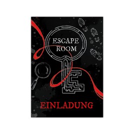 12 Children's Birthday Invitations for Girls and Boys Escape Room Invitations for Birthday