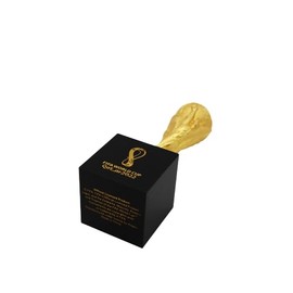 VENMIO Copa del Mundo con Pedestal Conmemorativa EN Base ACRILICA Cuadrada Año 2022