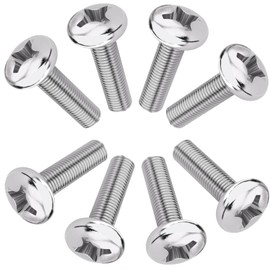 M4 10mm TV/Monitor Wall Mount Screws for 75x75mm and 100x100mm Brackets Metric Screws & Washers for Mounting Any TV/Monitor VESA Compatible