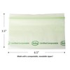 BioBag 100% Certified Compostable Resealable Snack Bags, 360 Count, Perfect