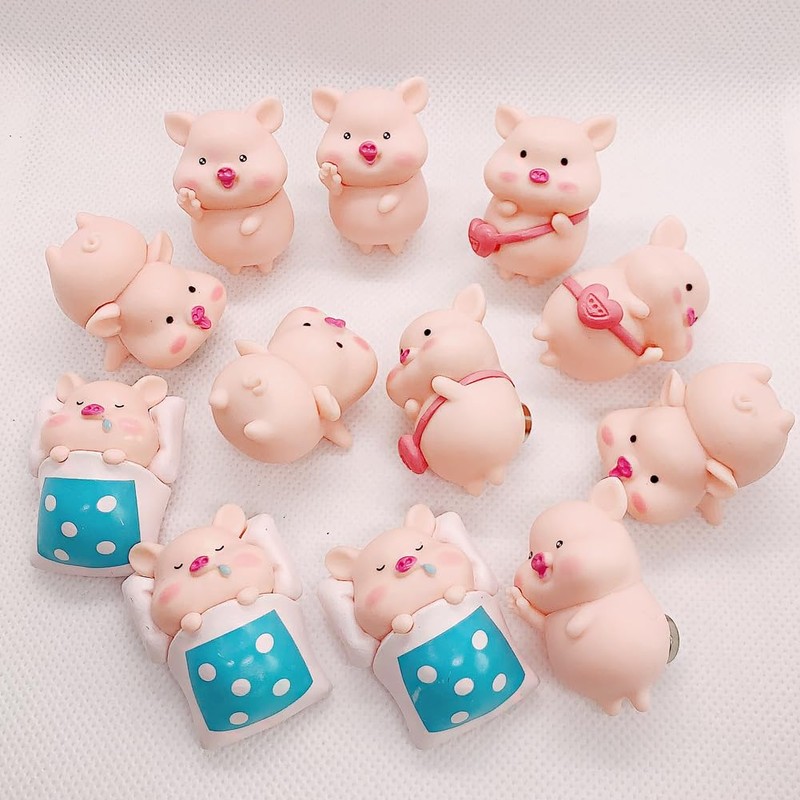 12Pcs Animal Refrigerator Pasted with Fridge Magnet,Hdtyyln Magnetic White Board