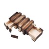 Handmade Classic 3D Brain Teaser Wooden Puzzle Magic Gift Box