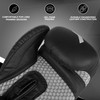 Yazizo Boxing Gloves Sparring and Muay Thai Matte Faux Leather,