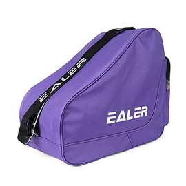 EALER Heavy-Duty Ice Hockey Skate Carry Bag, Adjustable Shoulder Strap-Purple