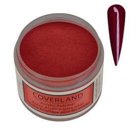 TONES TONES Tones Coverland Acrylic Nail Powder 'Show Off' - Limited Edition, 1.5 Oz, Red, Glossy