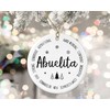 Descriptive Abuelita Ornament, Best Abuelita Ever Ornament, Abuelita Xmas Keepsake