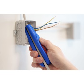 WEICON TOOLS Multi-Stripper No.400 Set of 2 for Stripping & Stripping Cables & Conductors, Blue/Red, 155 mm