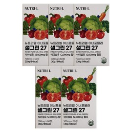 Nutriel Inner Formula Salgreen 27 500mg x 60 tablets 5 units / JJ Mall / 뉴트리엘 이너포뮬러 샐그린 27 500mg x 60정 5개 / JJ몰