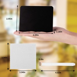 20 Pack 4"x3"Mini Chalkboard Signs for Chalk Sign for Food - Party - Buffet - Table Sign Chalkboard - Wedding - Bakery - Small Chalkboard Sign - Mini Chalkboard Signs for Food