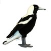 Magpie Plush Soft Toy by Hansa.5053. 26cm
