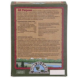 Down to Earth Organic All Purpose Fertilizer Mix 4-6-2, 1 lb