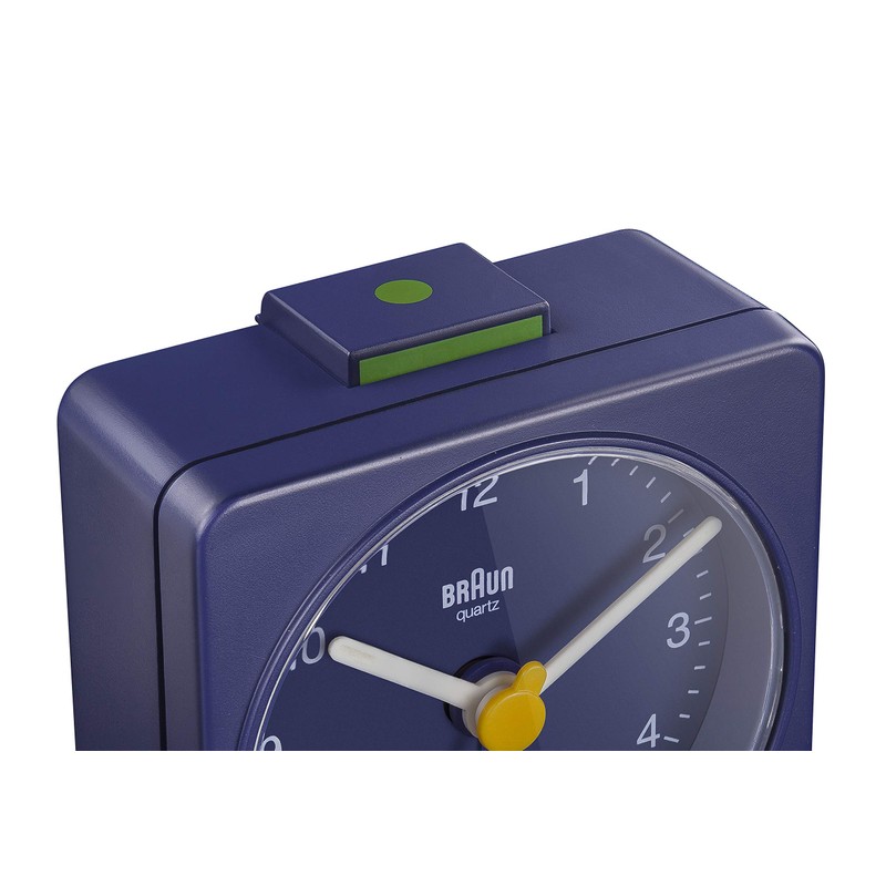 Braun Classic Travel Analogue Clock, Compact, Quiet Quartz Movement, Crescendo