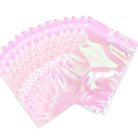 Rimikuru Aurora Zipper Bags, Aluminum Zipper Bags, Mini Thick Zipper Bags, 3.5 x 4.7 inches (9cm×12cm), 100-piece Set