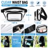 Transparent Waist Bag Clear Sling Belt Bag – PVC Crossbody