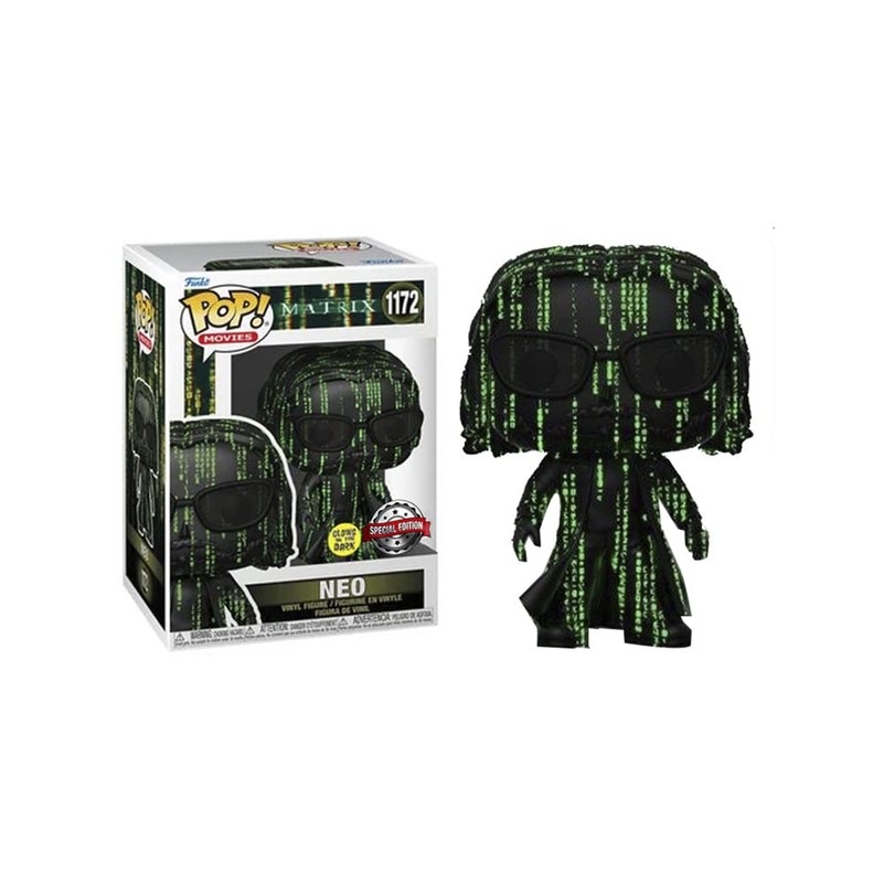 FUNKO POP! Movies: Neo (Matrix 4) Special Edition (Glows in