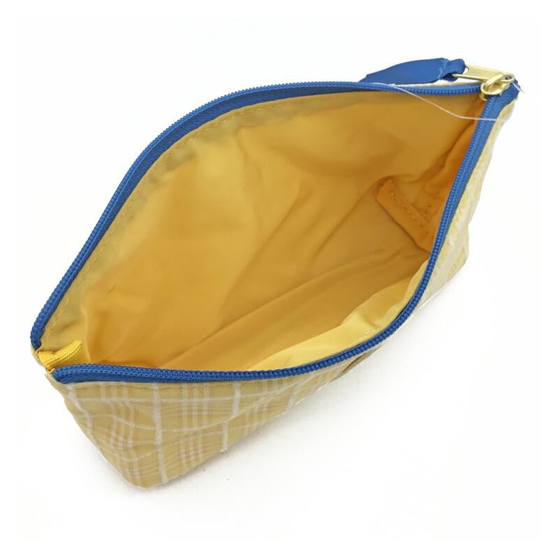 BS Miffy Pencil Case Yellow 197337 Retro Check, retro