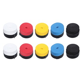 10Pcs Tennis Racket Grip Tape Anti Slip Comfortable Sweat Absorbent Badminton Racket Overgrips for Fishing Rods Squash Racket Mixed color