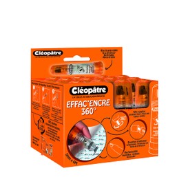 12 x 360 Degree Rotating Head Ink Eraser 6mm x 5mm