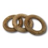 Top Dog Chews 6" Pressed Rawhide Ring 3 Pack