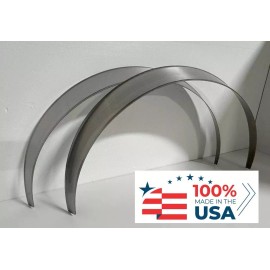 Lemon Hill Avenue Universal Metal Fender Flares STYLE 1 TALL:  3" Wide, 2-piece set (hand-made)
