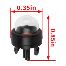 partszen 188-512 Primer Bulbs Fit for Walbro WT-231-1 for Husqvarna K750 for Poulan SM132 PP335 for RYOBI RY42BPEMC for STHIL FS44R for ECHO SRM410U for Bolens BL410 for McCulloch 3200