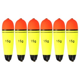 PATIKIL 4.2oz Fishing Slip Bobbers, 2 Pack EVA Fishing Float for Sea Fishing Freshwater, Yellow