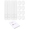 Yeshone 60 Pieces Drum Dampeners Gel Pads Silicone Soft Moon