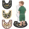 U-Shaped Toilet Mat for Bathroom, Diatomaceous Earth Potty Training Mat
