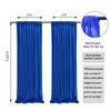 SweetEasy 2packs 2ftx10ft Sequin Glitter Photography Backdrop Curtain Panels Wedding