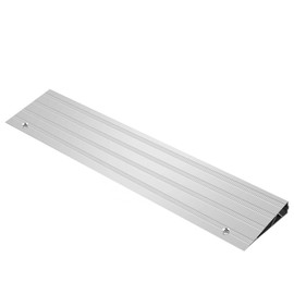 YMINCGGM Door Threshold Ramp 1”Rise, Aluminum Wheelchair Threshold Ramps for Doorways, Door Ramp 1200lbs Load Capacity for Wheelchair, Scooter, Bike