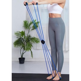 Yoga Rowing Cross Band for Home Workouts (2 Colors) Stretching Red/ONE