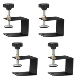 Armastuse 4 Pcs Drawer Front Installation Clamps,Adjustable Stable Furniture Woodworking Jig Cabinet Installation Tools Front Drawer Woodworking Clamps Drawer Jig For Tables Desk Mount(Black)