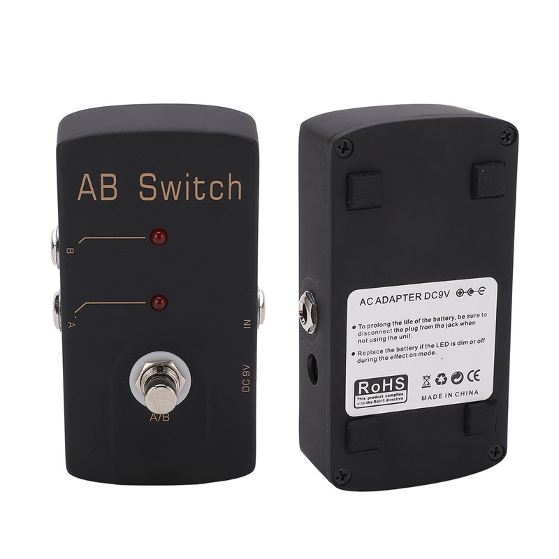 AB Switch Effect Line Selection Pedal Monoblock Electric Guitar Effector