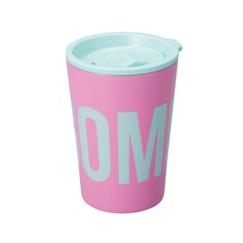 CB Japan Gomug Tumbler with Lid, Convenient Store Coffee, Vacuum Insulated, Stainless Steel, Double Layer, Rubber Bottom, Pink, 11.8 fl oz (350 ml)