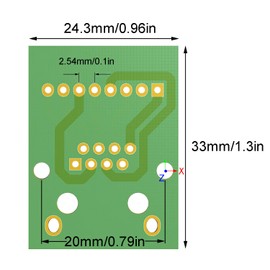 LUORNG RJ45 Female Socket to 2.54 Pitch Wire Terminal Shielded Network Adapter Terminal Ethernet Dual Female Screw Terminal Board