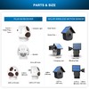 Driveway Alarm- HTZSAFE 1/2 Mile Long Range Outdoor Weatherproof Solar