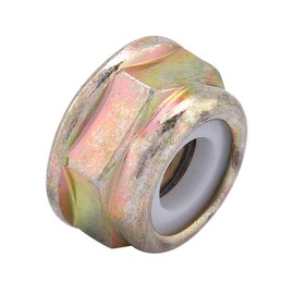 Riuulity Premium Metal M10x1.25 Nut, Replacement Nut for Trimmer Brush Cutter, Sturdy and Durable Accessory, Convenient Installation, Fits Various Trimmers, Very Practical