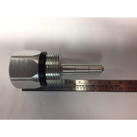 GenExhaust compatible with Honda EU2200i Inverter Generator - Non-Anodized EASY USE MAGNETIC OIL DIPSTICK