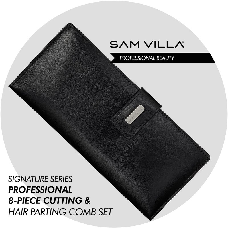 Sam Villa Signature Series Professional 8-Piece Cutting & Hair Parting