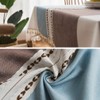 Pahajim Table Cloth Rectangle Linen Tablecloth Cotton Washable Table Cloth