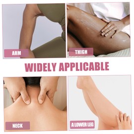 Healeved Shaft Muscle Relaxer Massage Roller Stick Portable Fitness Tool for Daily Use for Arms Legs Gentle Material Random Handle Color