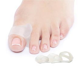 NatraCure Gel Toe Separators (w/Loop) Variety 6 Pack - (Size: 2 Small, 2 Medium, 2 Large) - Toe Spacers