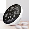 Tuya Wifi Smart Weather Station with Clock Indoor and Outdoor