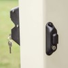 Barrette Outdoor Living 73050187 Locking Gravity Latch Hardware, Black