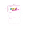 TyToo Mosaic Children's Make-Up Stencils, Reusable Face Paint Stencils for